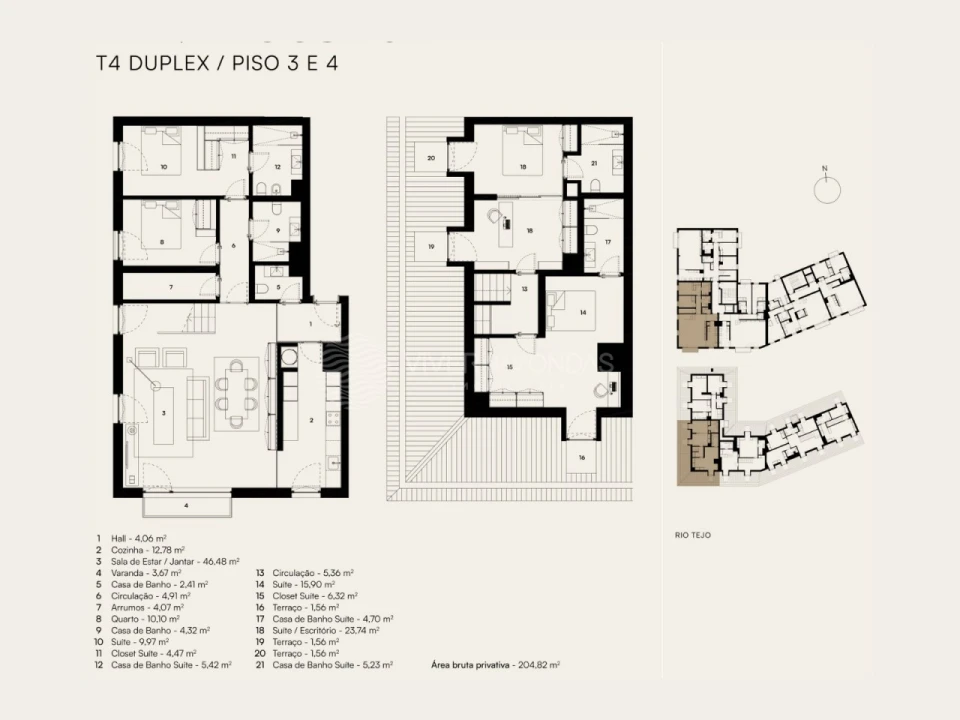 Apartamento T4 para Venda em Alcantara Foto 21