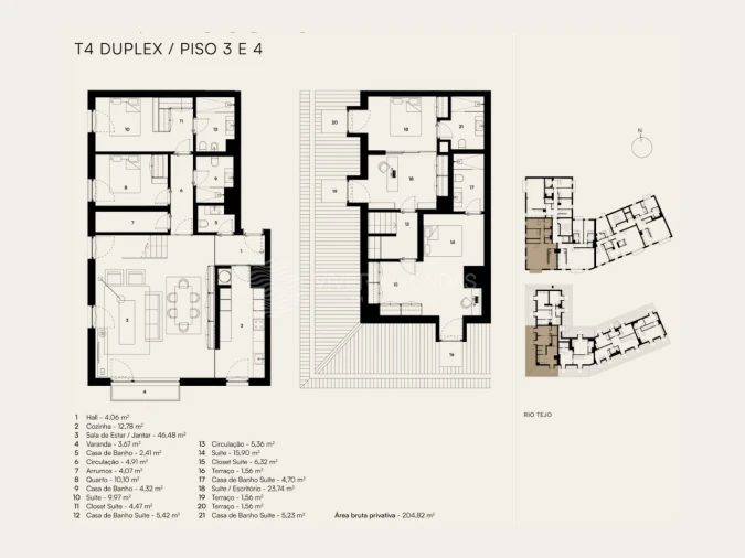 Apartamento T4 para Venda em Alcantara Foto 21