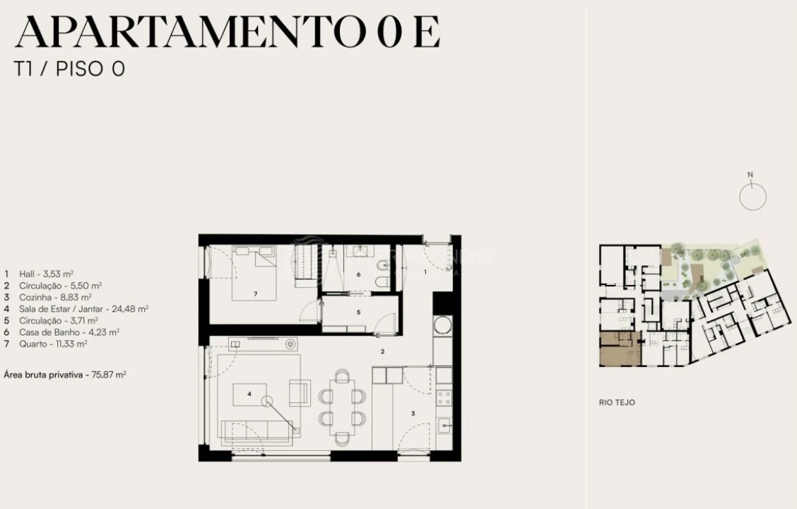 Apartamento T1 para Venda em Alcantara Foto 18