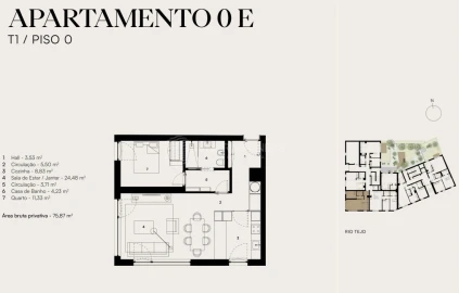 Apartamento T1 para Venda em Alcantara
