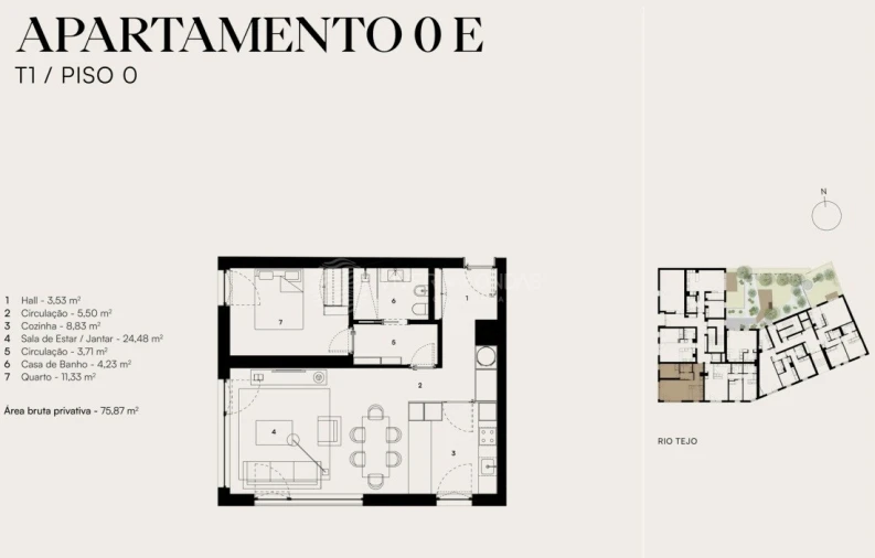 Apartamento T1 para Venda em Alcantara Foto 18