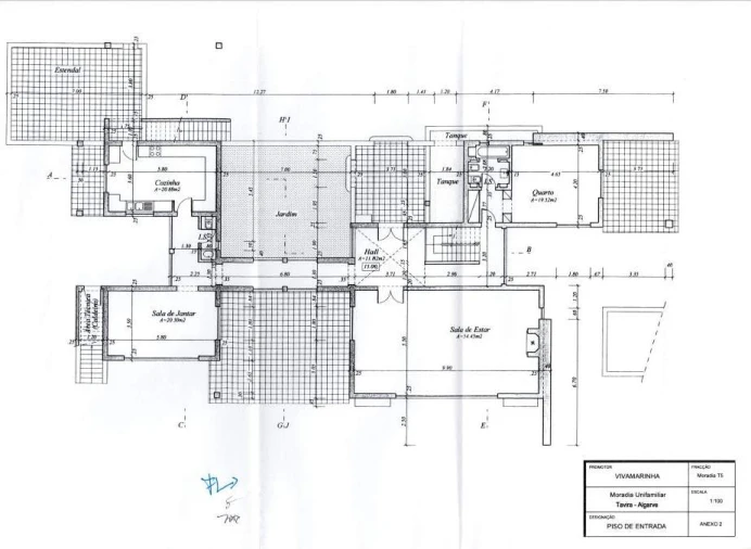 Moradia T6 para Venda em Conceição e Cabanas de Tavira Planta 1