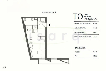 Apartamento T0 para Venda em Paranhos