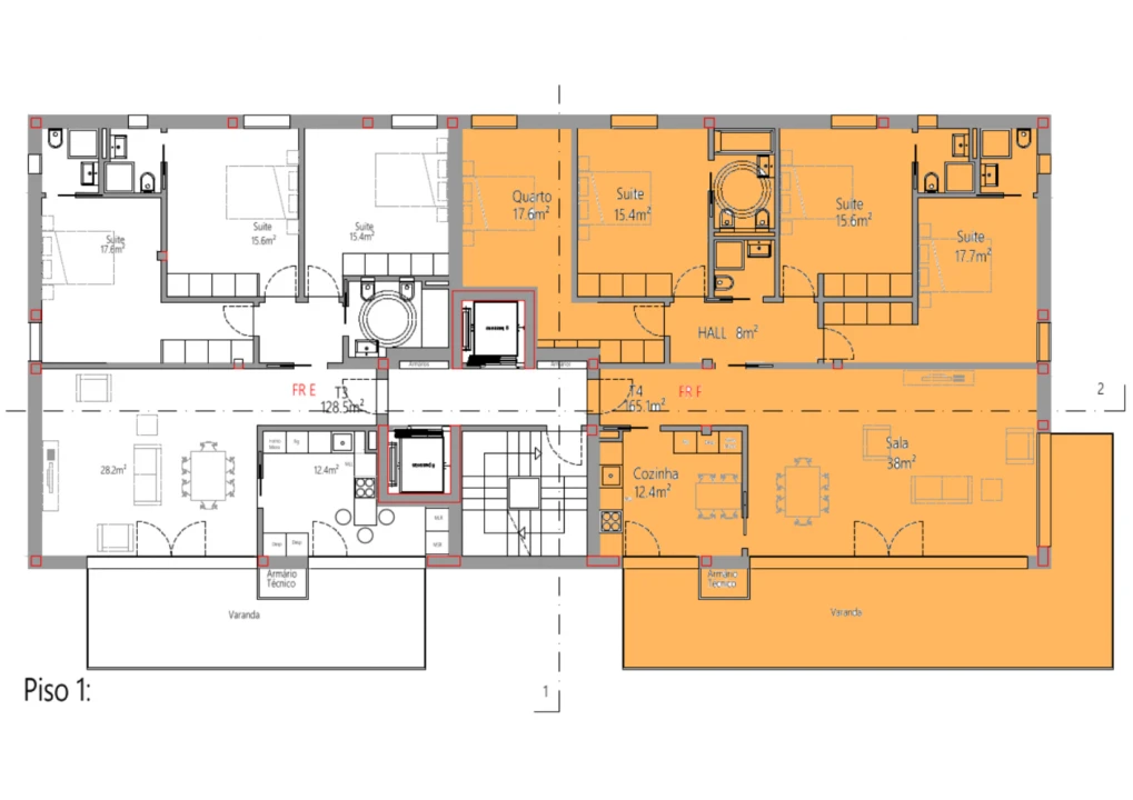 Apartamento T3 para Venda em Santa Clara e Castelo Viegas Foto 3