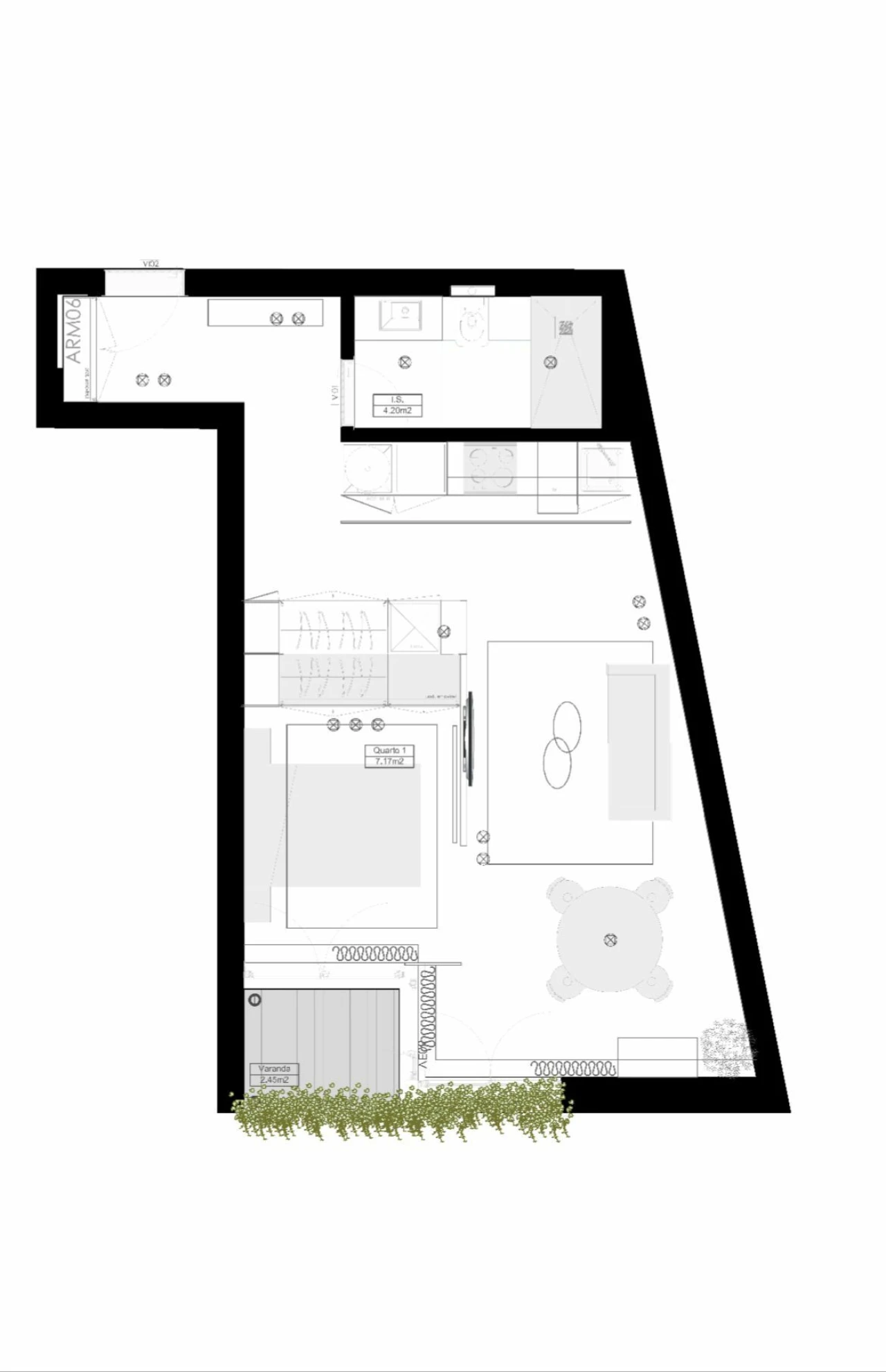 Apartamento T1 para Venda em São Mamede de Infesta e Senhora da Hora Foto 11