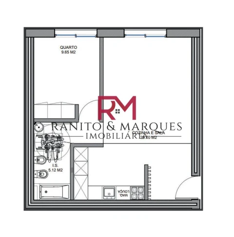 Apartamento T1 para Venda em Valongo