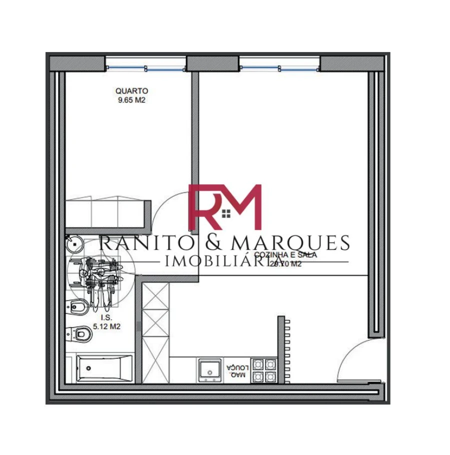 Apartamento T1 para Venda em Valongo Foto 25