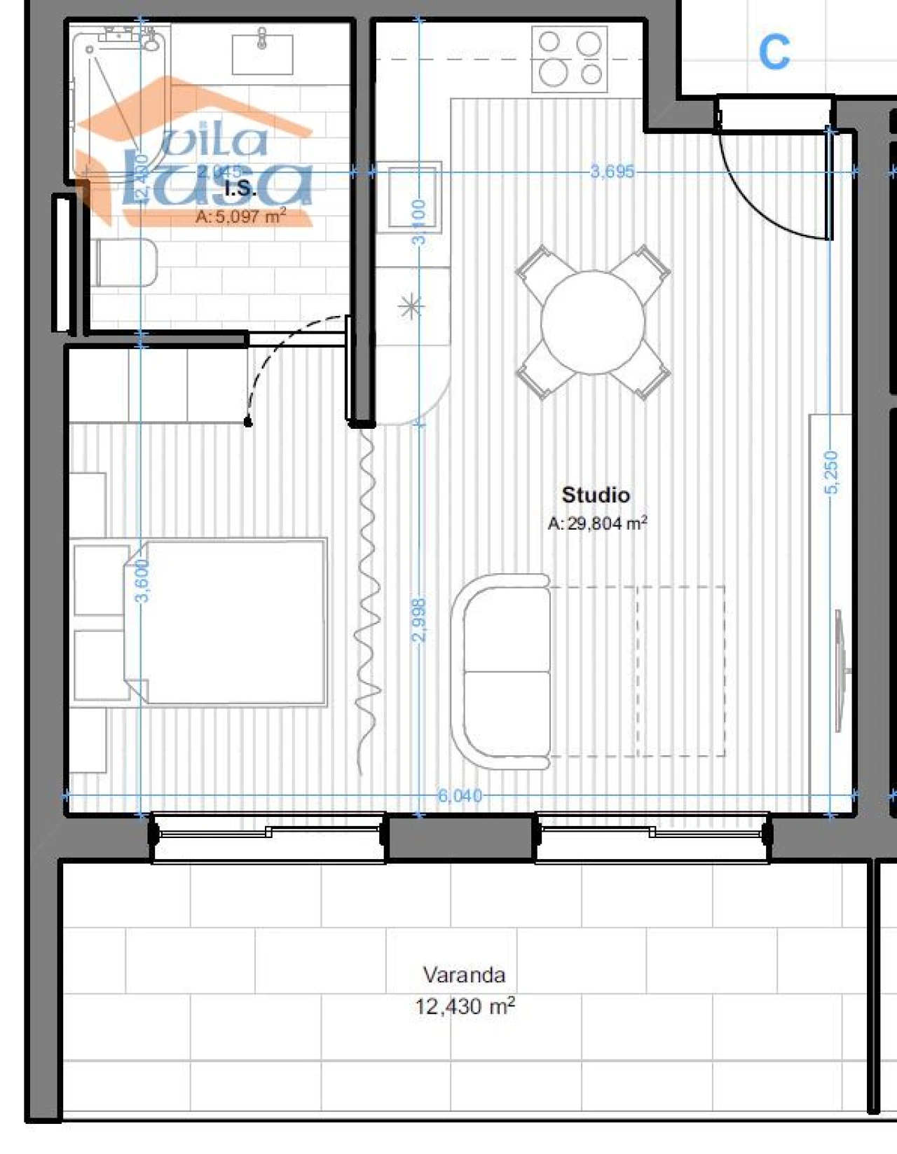 Apartamento T0 para Venda em Armação de Pera Foto 19