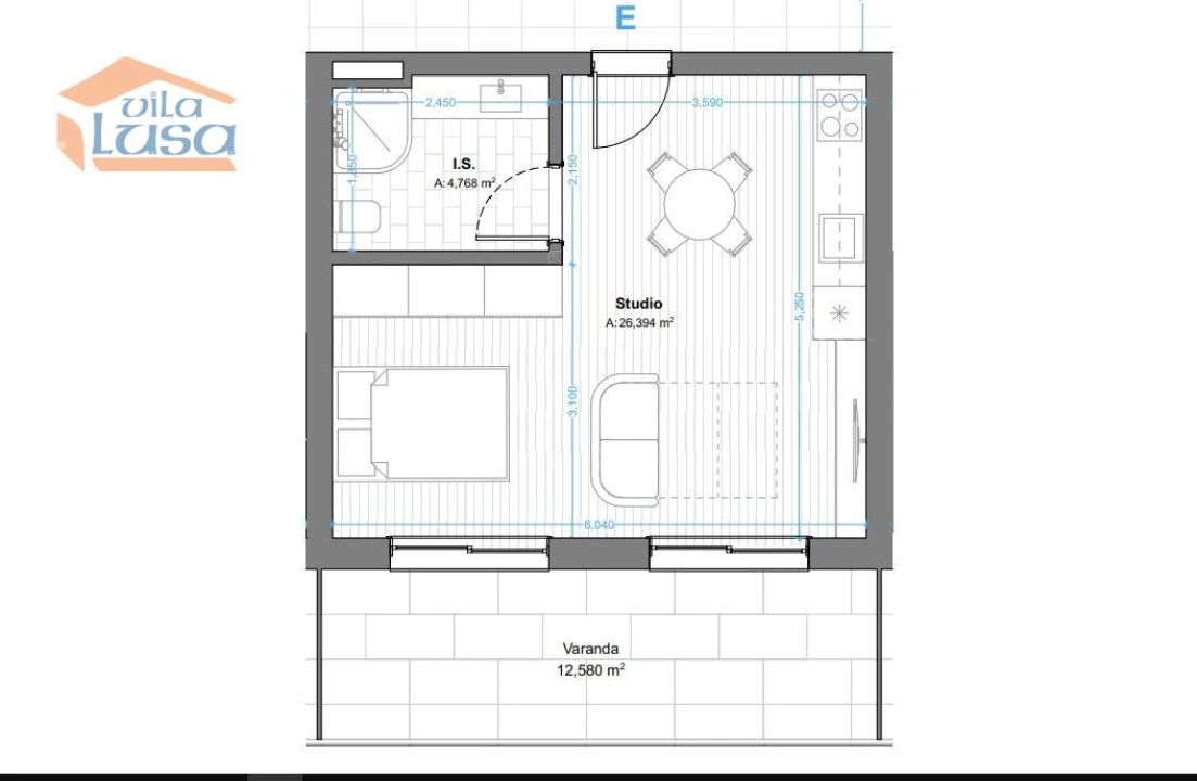 Apartamento T0 para Venda em Armação de Pera Foto 17