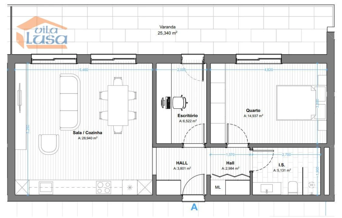 Apartamento T2 para Venda em Armação de Pera Foto 15