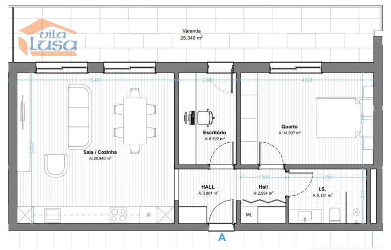 Apartamento T2 para Venda em Armação de Pera Foto 15