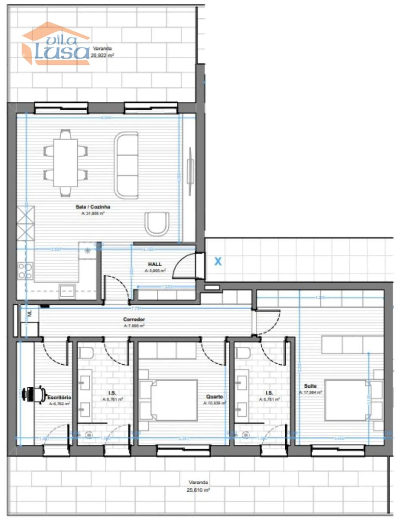 Apartamento T3 para Venda em Armação de Pera Foto 21