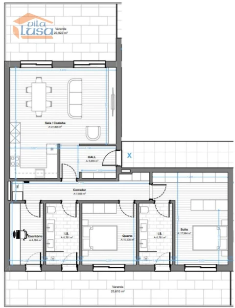 Apartamento T3 para Venda em Armação de Pera