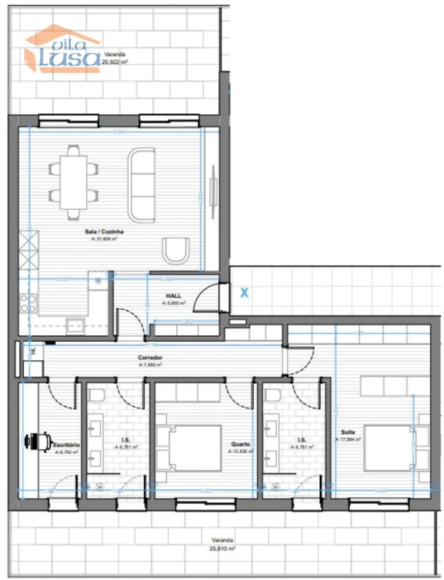 Apartamento T3 para Venda em Armação de Pera Foto 21