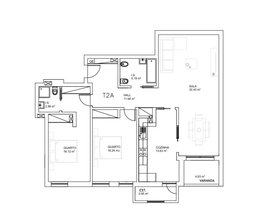 Apartamento T2 para Venda em Venteira Foto 24