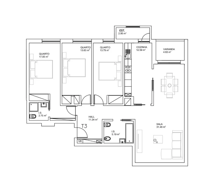 Apartamento T3 para Venda em Venteira Foto 23