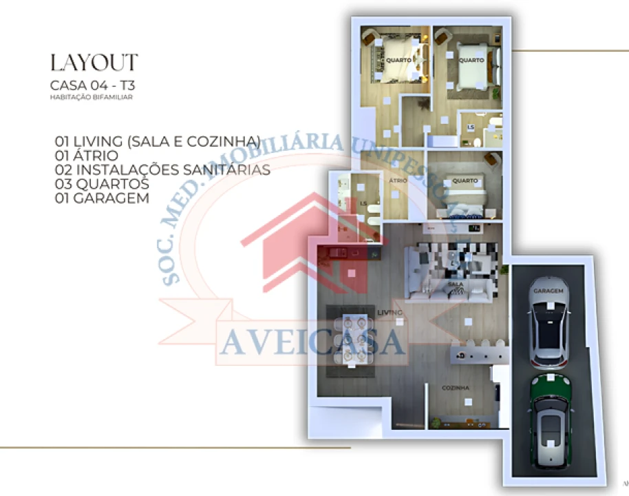 Moradia T3 para Venda em Cacia Foto 4