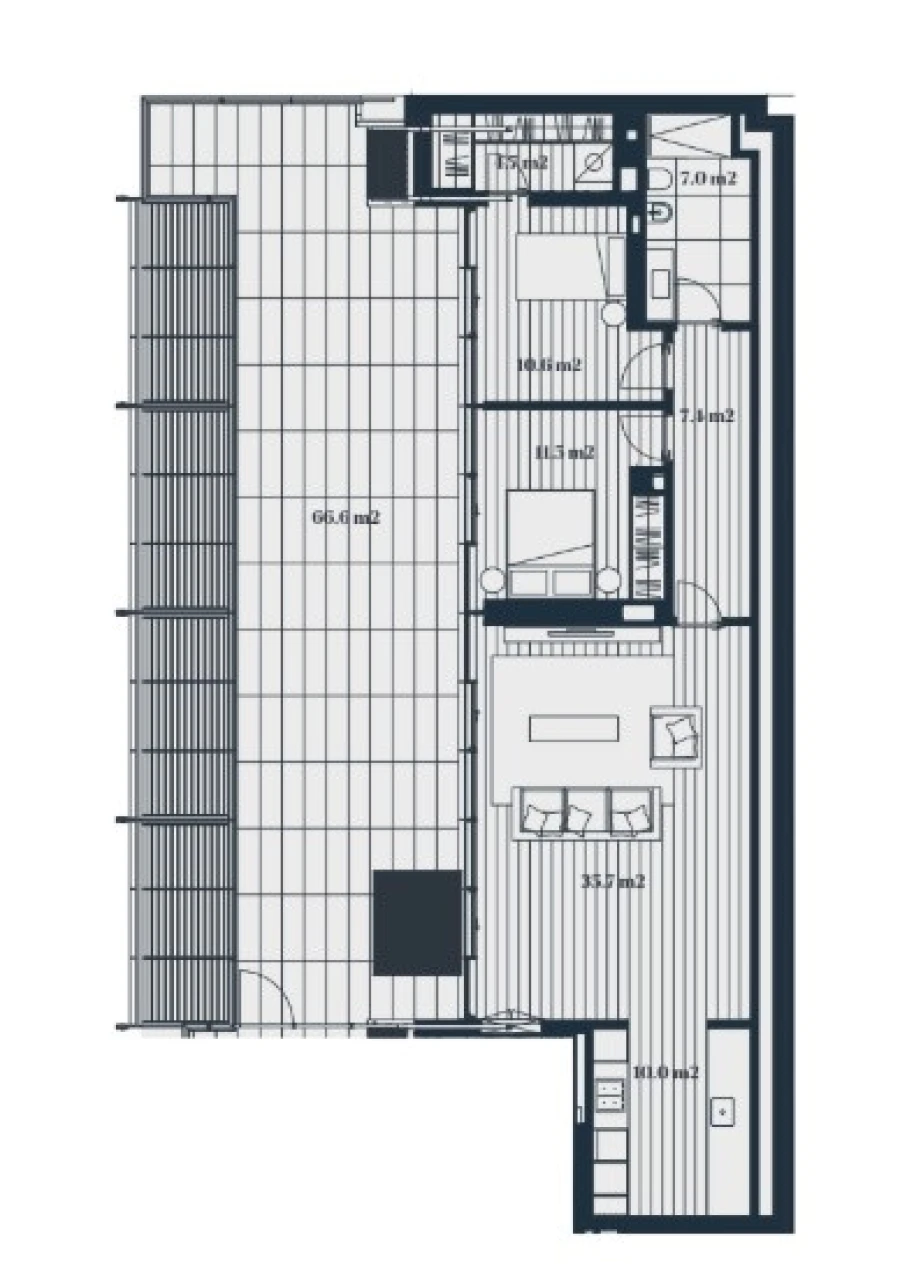Apartamento T2 para Venda em Marvila Planta 1