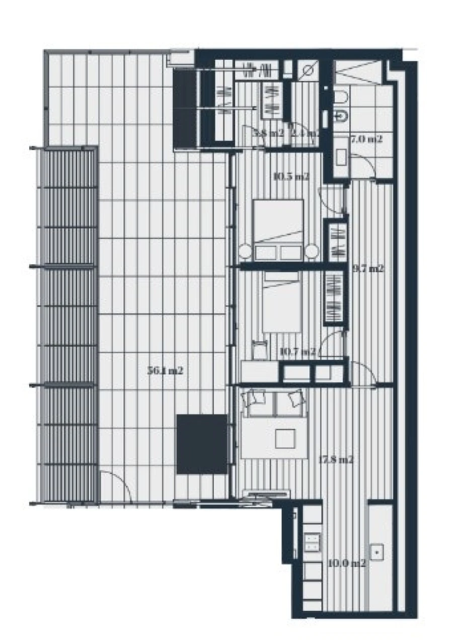 Apartamento T2 para Venda em Marvila Planta 1