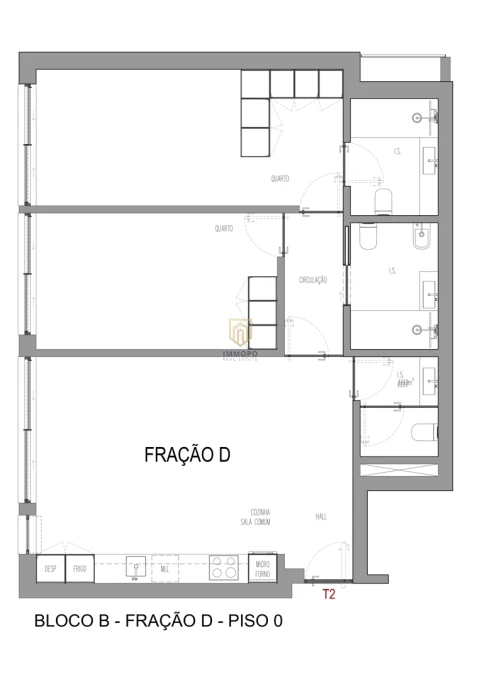 Apartamento T2 para Venda em Madalena