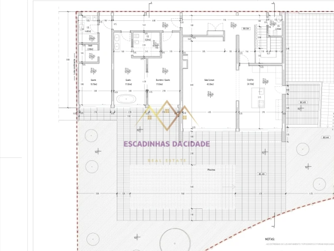 Moradia T3 para Venda em Vau Planta 1