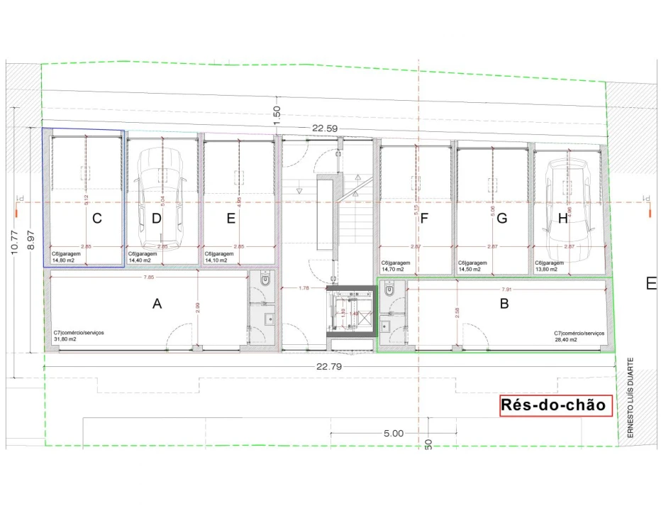Apartamento T2 para Venda em Pedrouços Foto 9