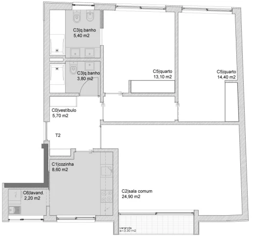 Apartamento T2 para Venda em Rio Tinto Foto 8