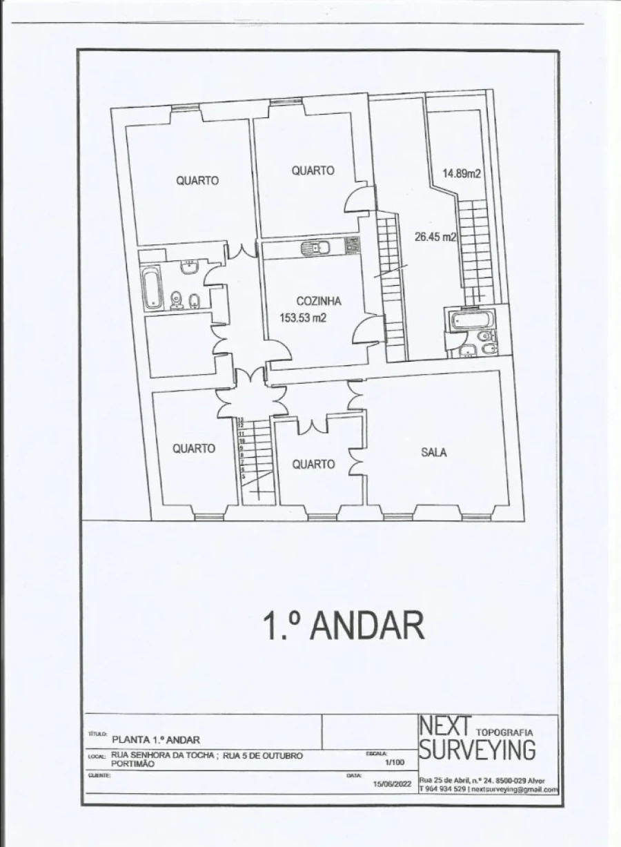 Prédio para Venda em Portimão Planta 1