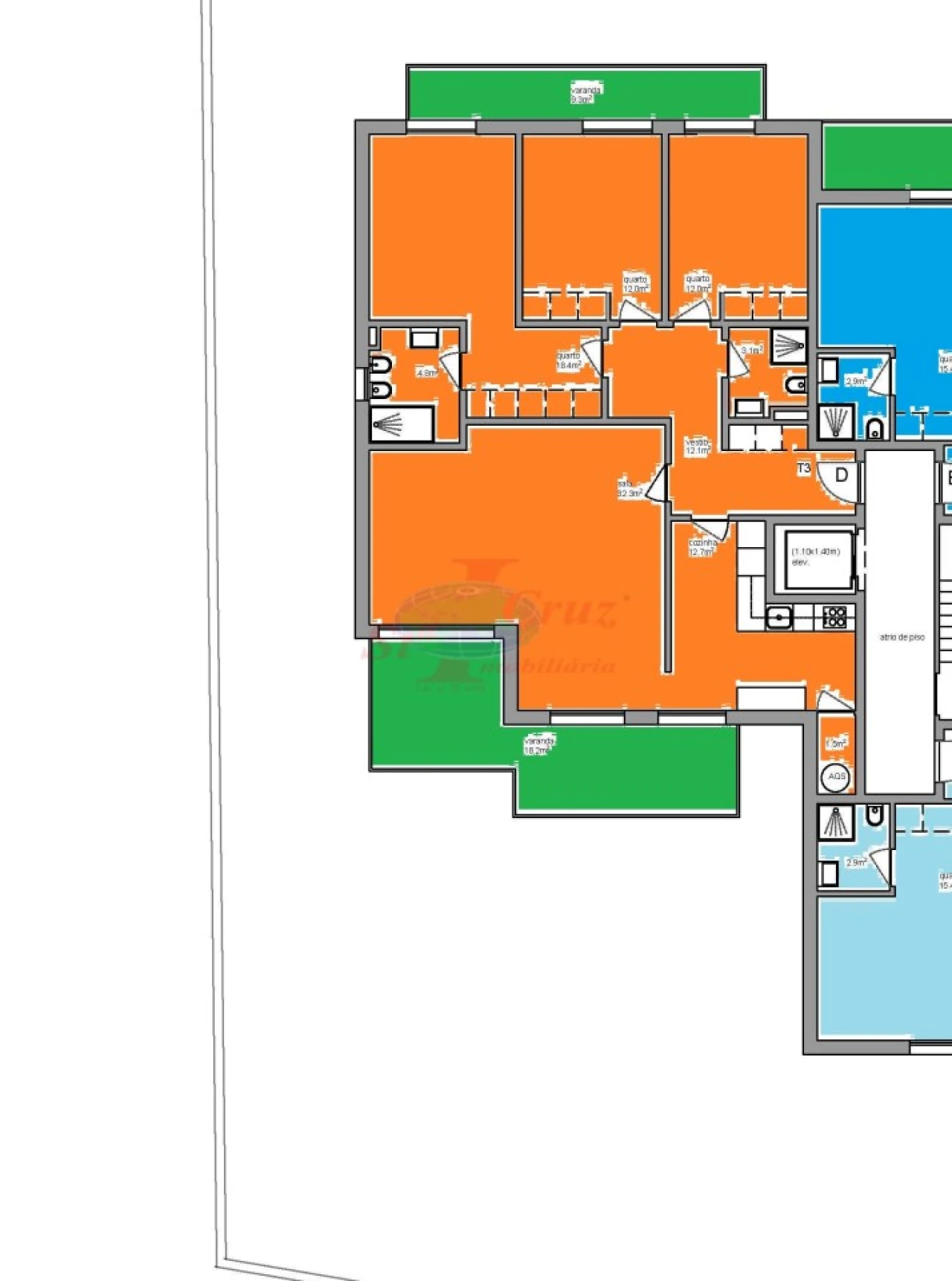 Apartamento T3 para Venda em Eiras e São Paulo de Frades Foto 24