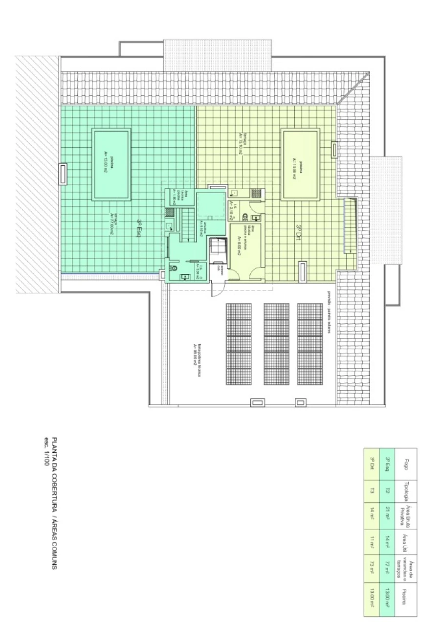 Apartamento T3 para Venda em Ericeira Planta 1