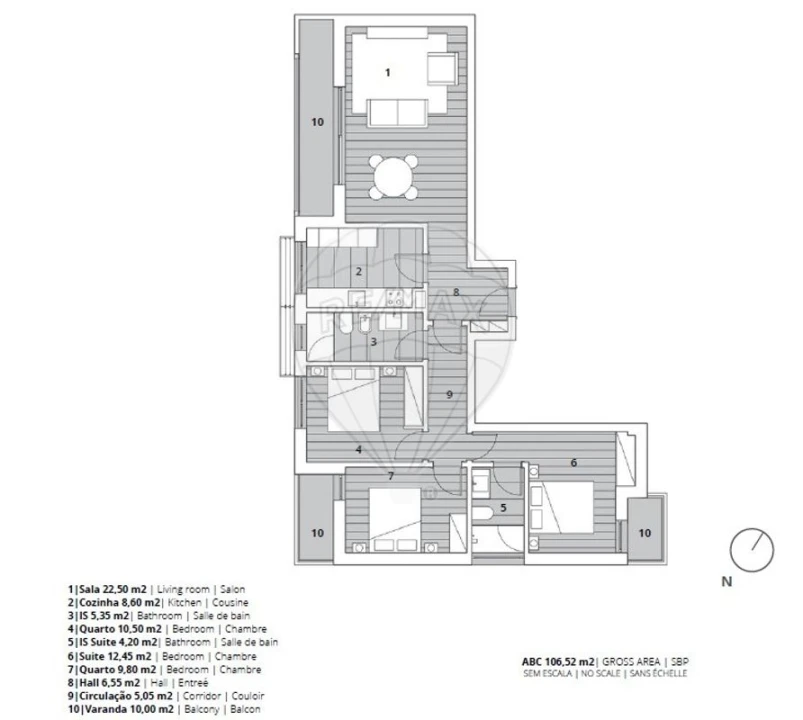 Apartamento T3 para Venda em Santo António dos Cavaleiros e Frielas Foto 9