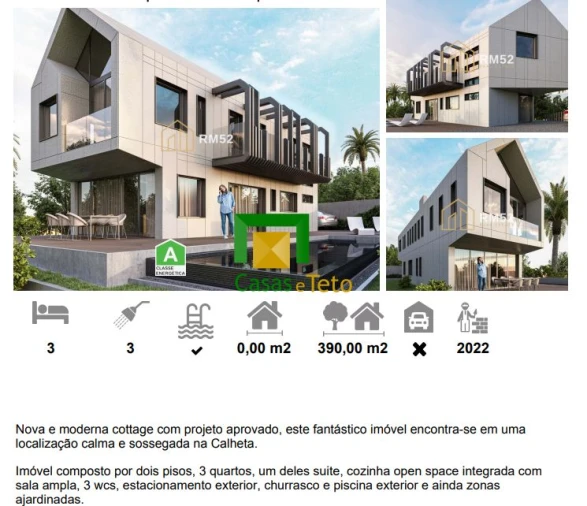 Moradia T3 para Venda em Fajã da Ovelha Foto 12