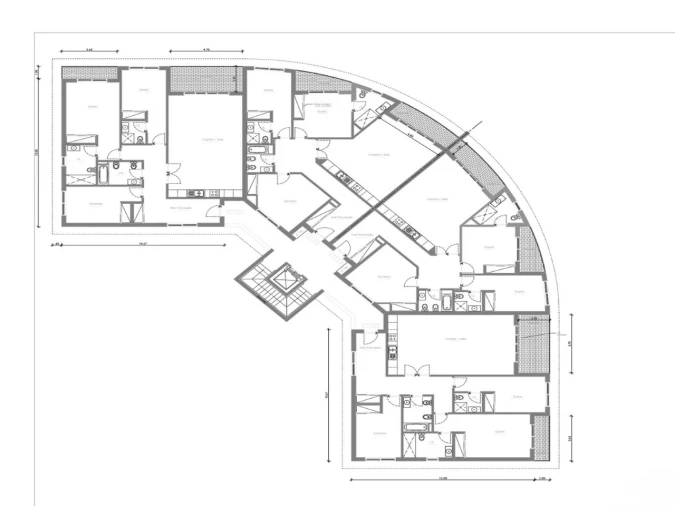 Apartamento T3 para Venda em Lagos (São Sebastião e Santa Maria) Planta 1