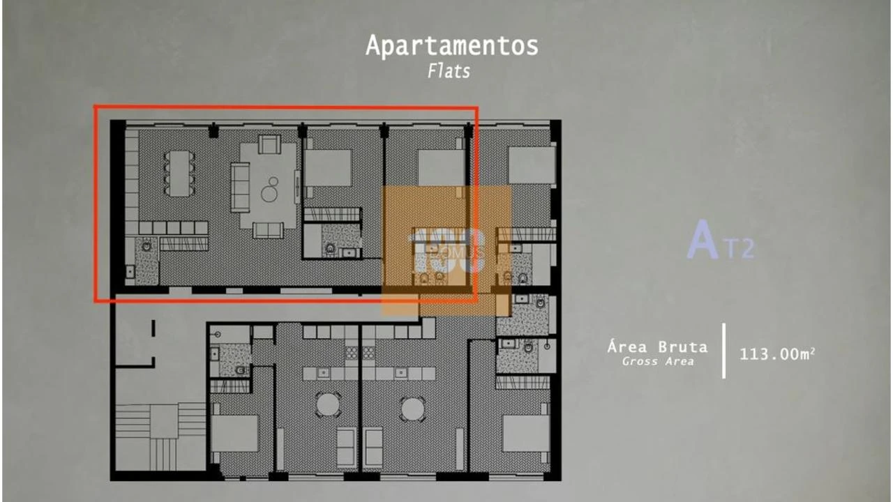Apartamento T2 para Venda em Cedofeita, Santo Ildefonso, Sé, Miragaia, São Nicolau e Vitória Foto 23