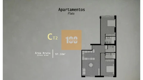 Apartamento T2 para Venda em Cedofeita, Santo Ildefonso, Sé, Miragaia, São Nicolau e Vitória
