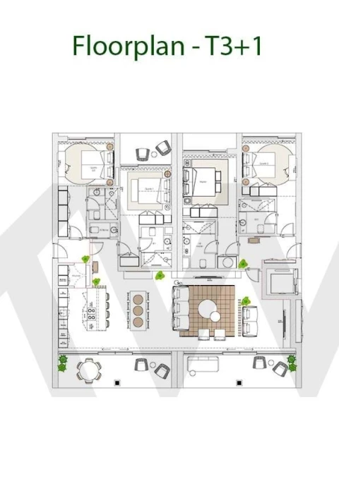 Apartamento T4 para Venda em Altura