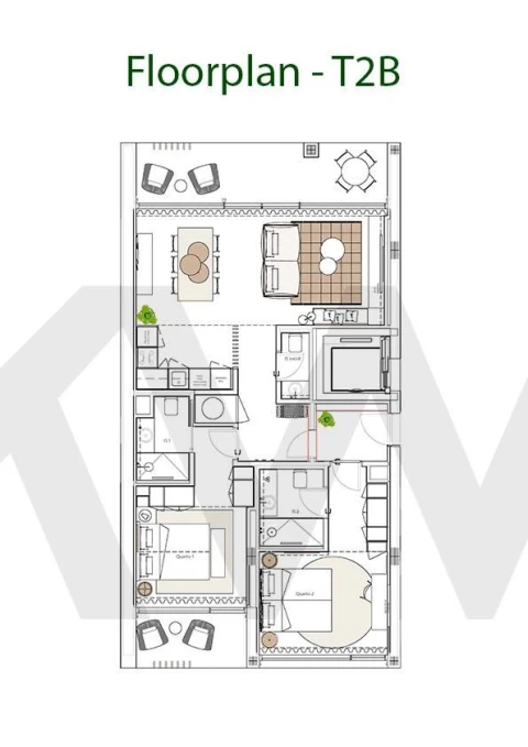Apartamento T2 para Venda em Altura