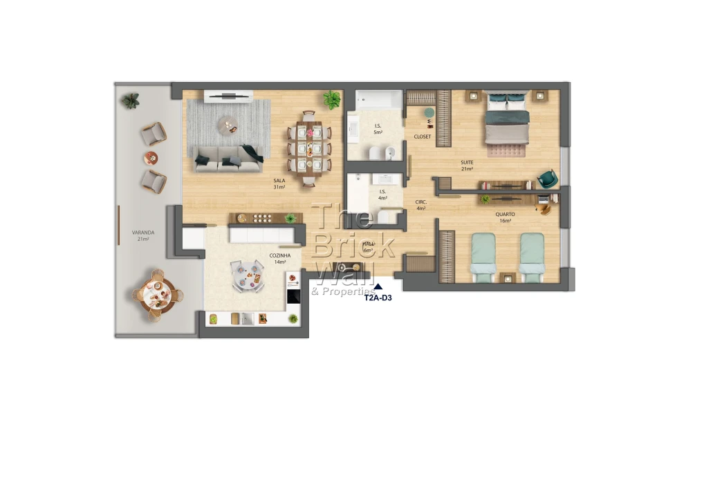 Apartamento T2 para Venda em Póvoa de Santa Iria e Forte da Casa Foto 13