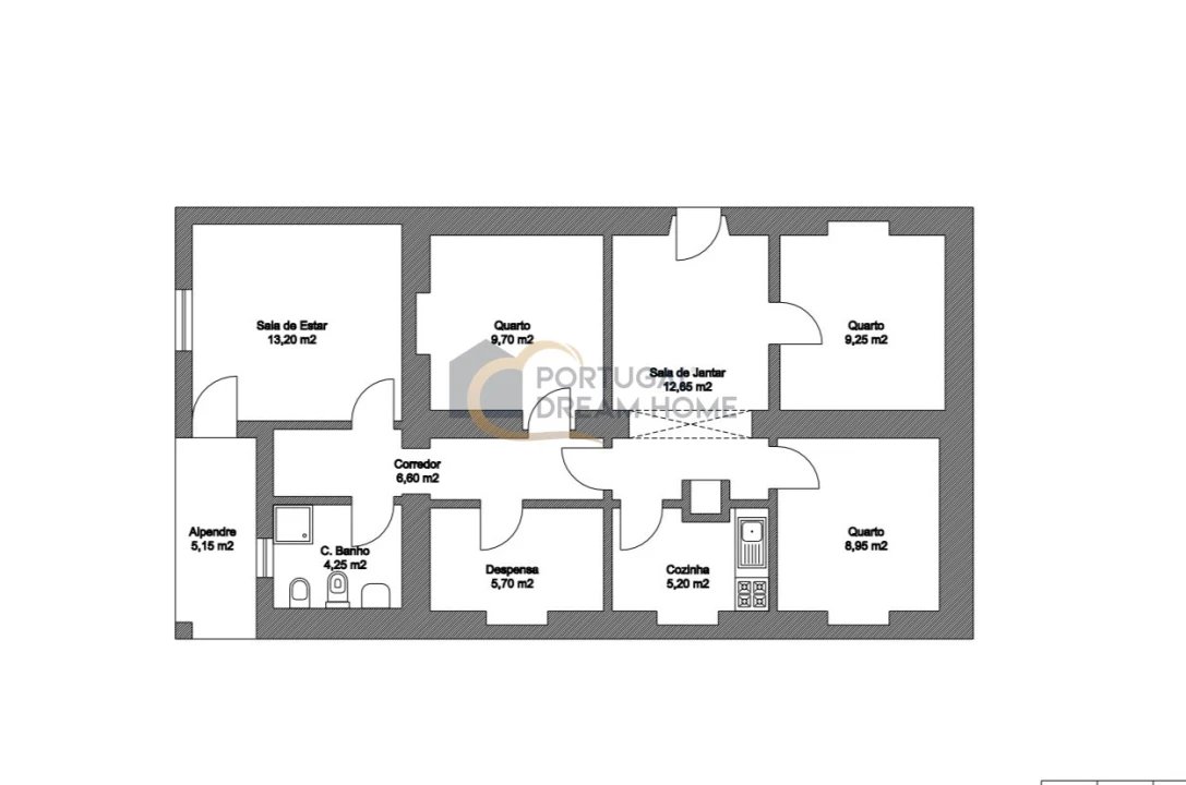 Moradia T3 para Venda em São Marcos da Serra Foto 18