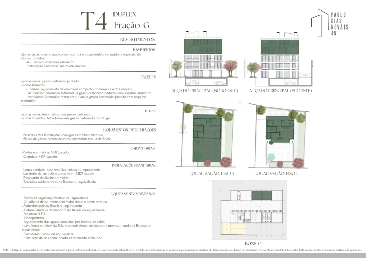 Apartamento T4 para Venda em Lordelo do Ouro e Massarelos Planta 2