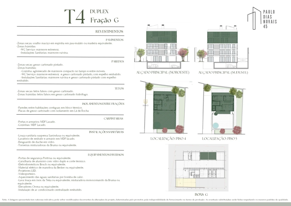 Apartamento T4 para Venda em Lordelo do Ouro e Massarelos Planta 2