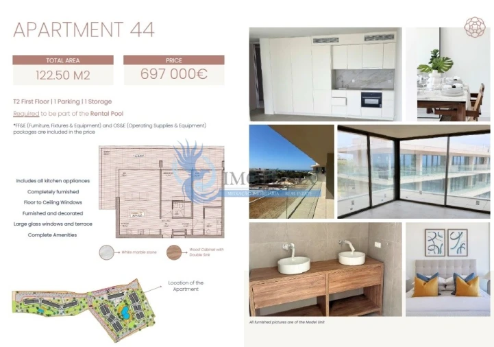Apartamento T2 para Venda em Estômbar e Parchal Foto 11