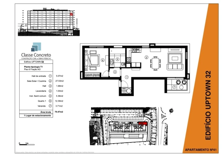 Apartamento T1 para Venda em São Martinho Foto 14
