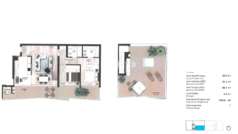 Apartamento T2 para Venda em Faro (Sé e São Pedro)