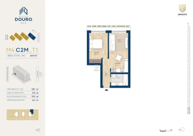 Apartamento T1 para Venda em Santa Marinha e São Pedro da Afurada