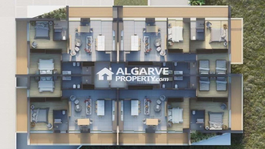 Apartamento T2 para Venda em Montenegro Planta 1