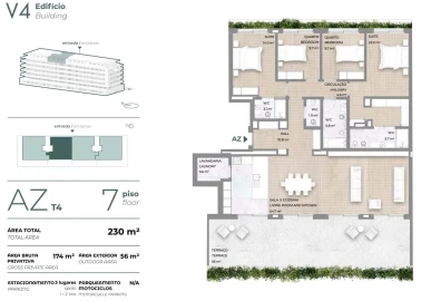Apartamento T4 para Venda em Aguas Santas