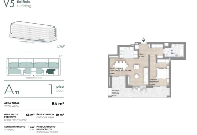 Apartamento T1 para Venda em Aguas Santas
