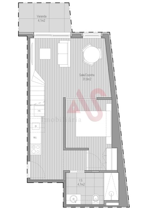 Apartamento T2 para Venda em Paranhos