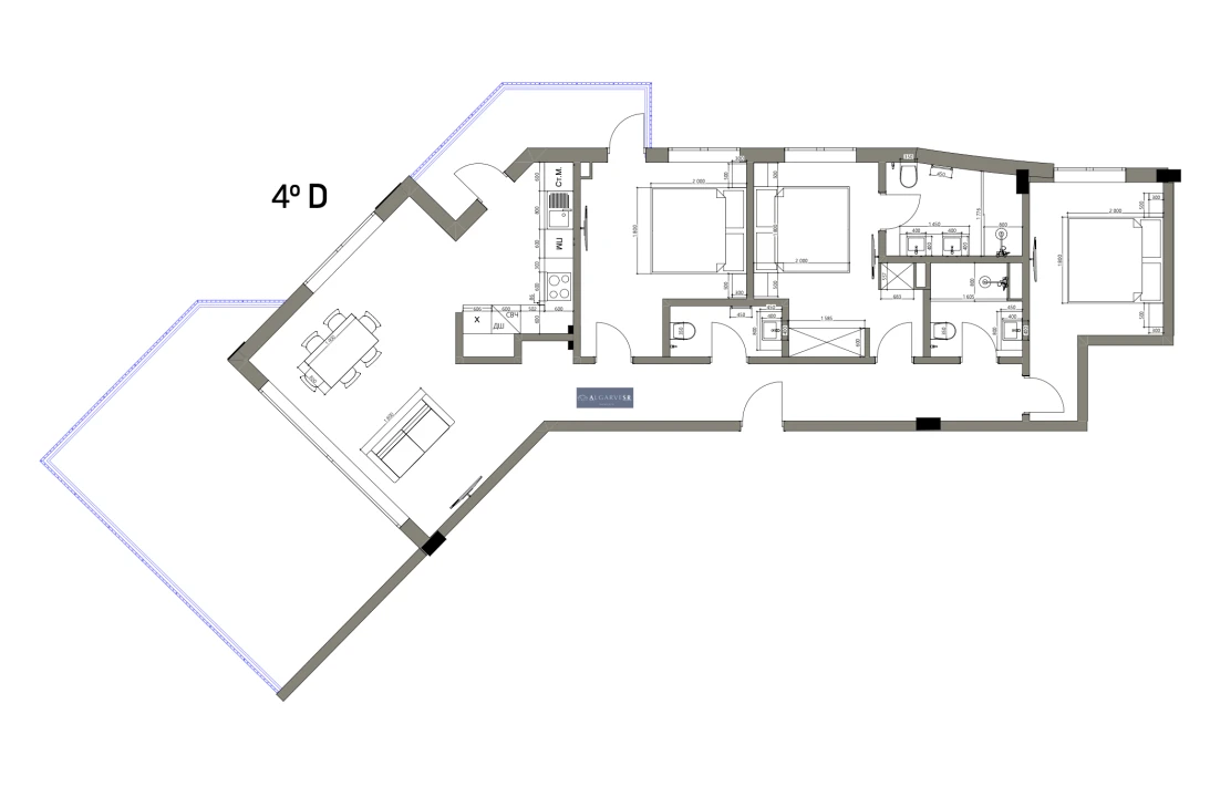 Apartamento T3 para Venda em Armação de Pera Foto 13